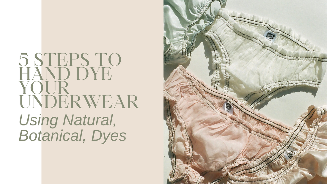 5 Step Guide on How to Hand Dye using Natural, Botanical Dyes